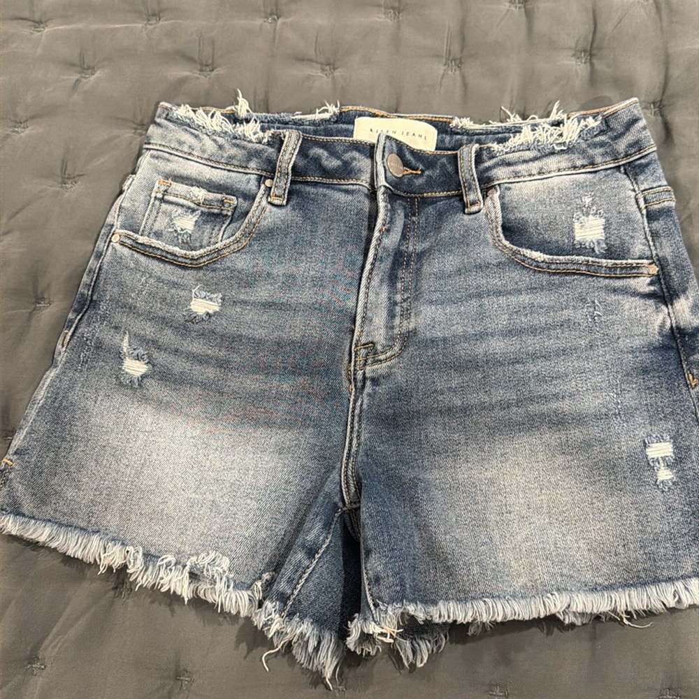 Risen Denim Shorts